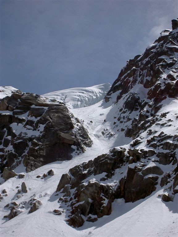Couloir du bas (itinéraire du couloir Spencer)
