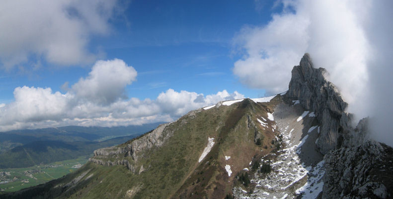 L'arête Sud du Roc Cornafion