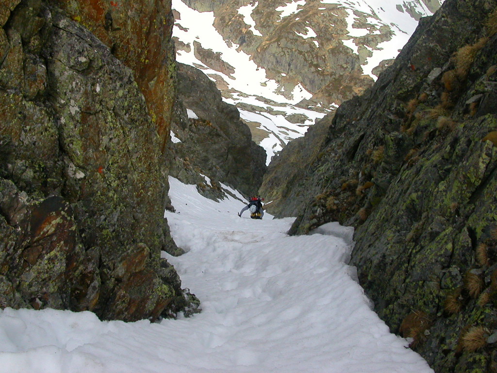 Pointe de l'Ifala , couloir NW