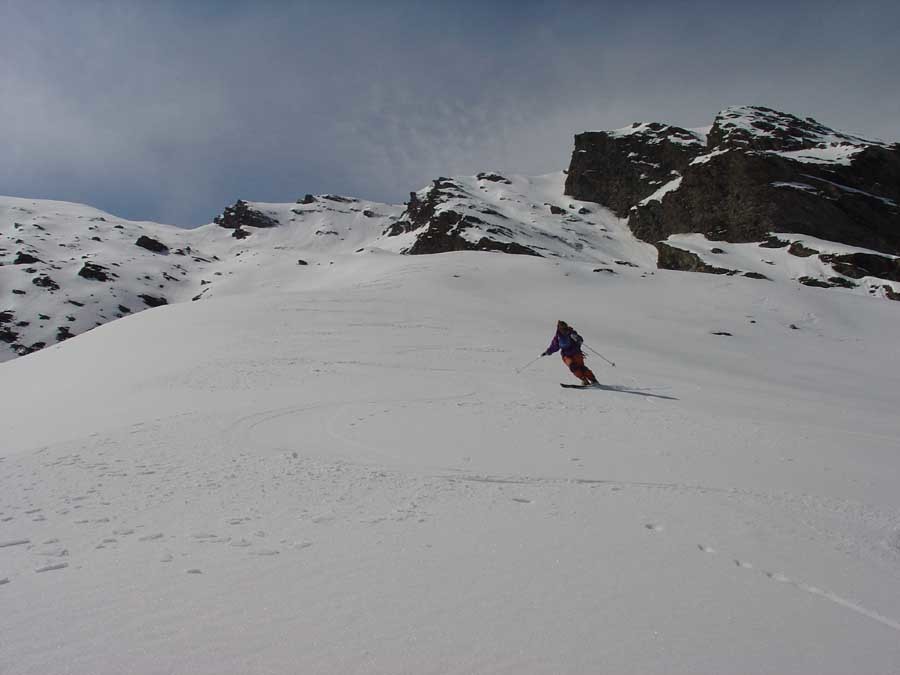 Discesa dalla Belle Plinier