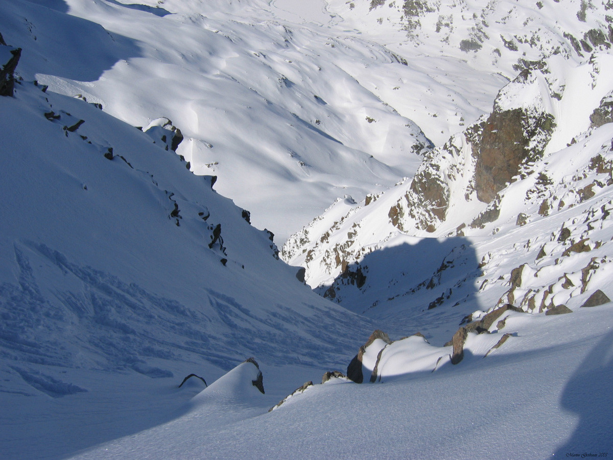 couloir SW du rocher Blanc