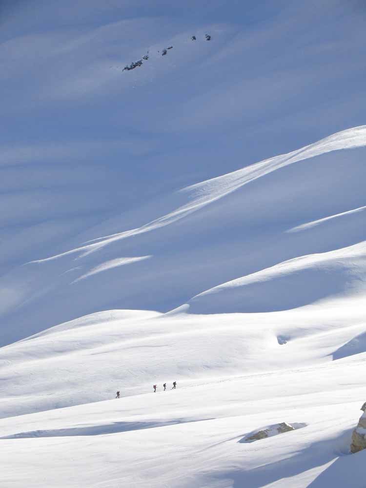 Calme et neige möelleuse à la Galise