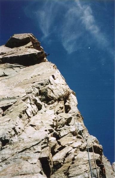 Sur l'arête WNW de la Grande Ruine - Pic Maître