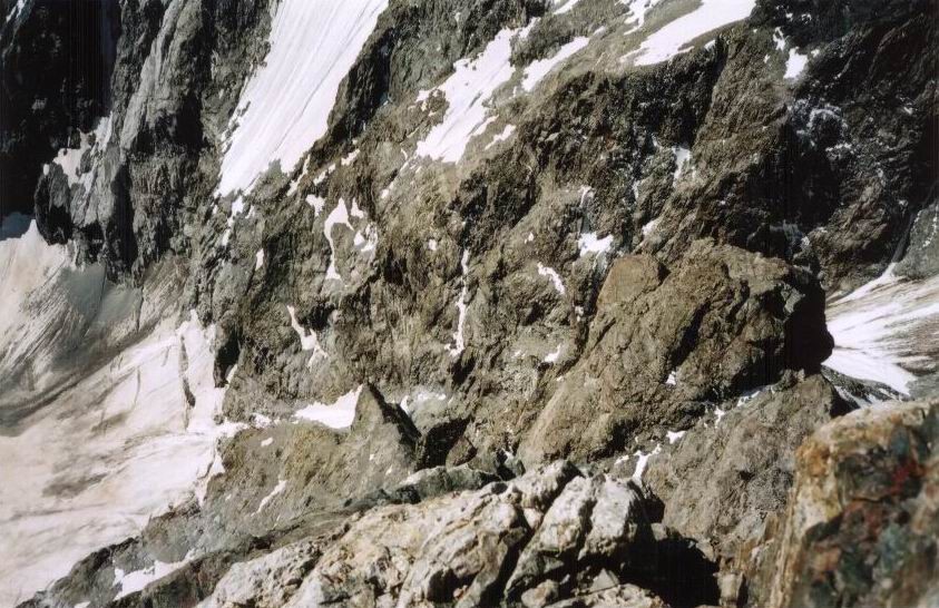 Ambiance dans le pilier Sud des Ecrins