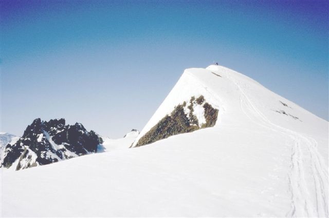 La parte finale della cresta del Grassen