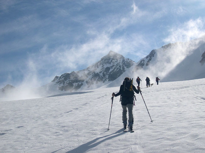 In salita verso il San Matteo