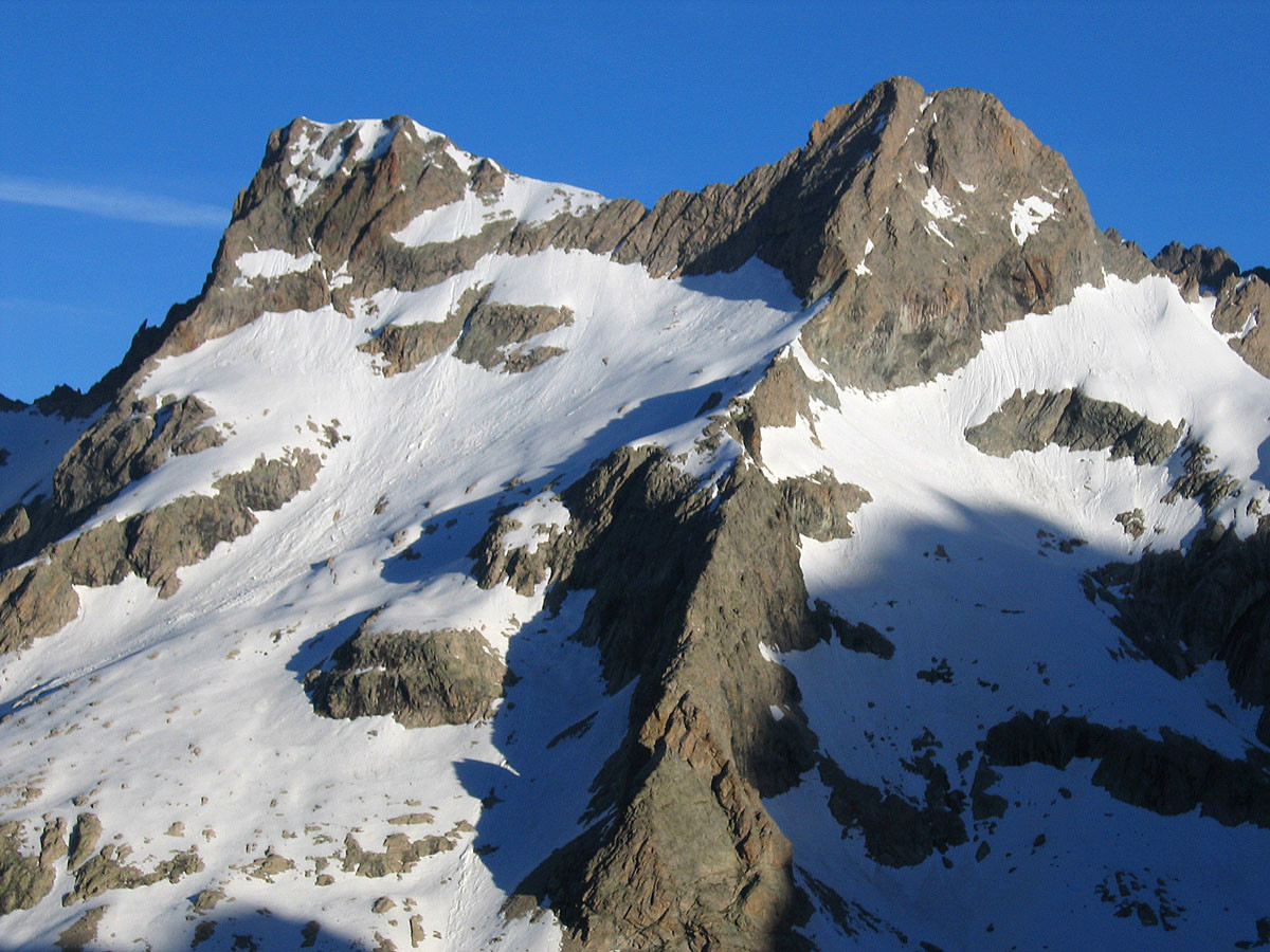 Têtes Sud et Nord du Replat - versant Est