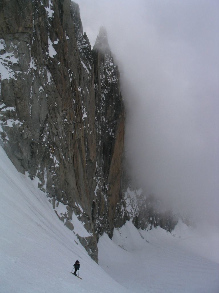 Ambiance austère à l'aiguille d'Argentière
