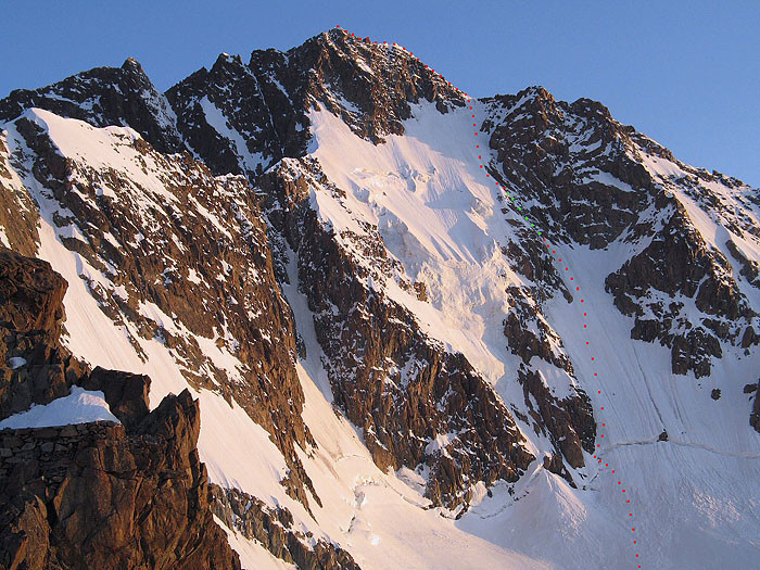 Disgrazia, parete Nord