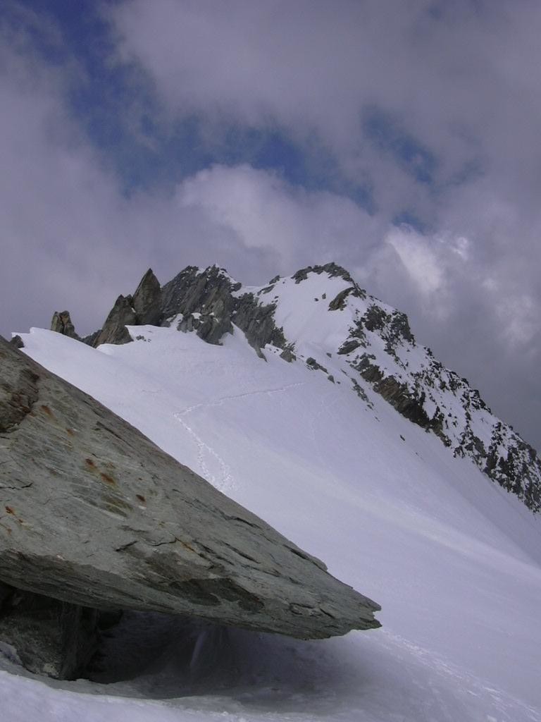 Vue sur le sommet de la Bérangère