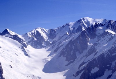 Le Mont Blanc et le dôme du Goûter