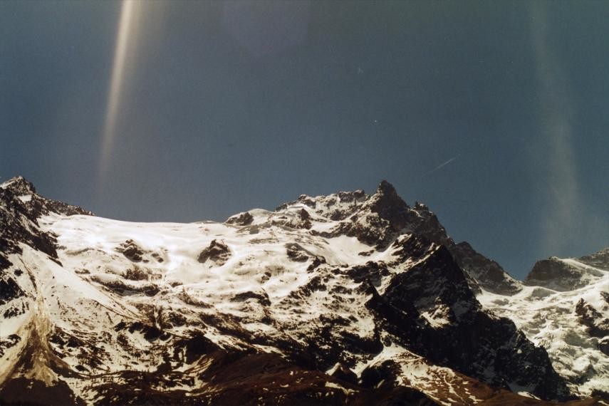 La magnifique arête de la Meije et le Glacier du Tabuchet
