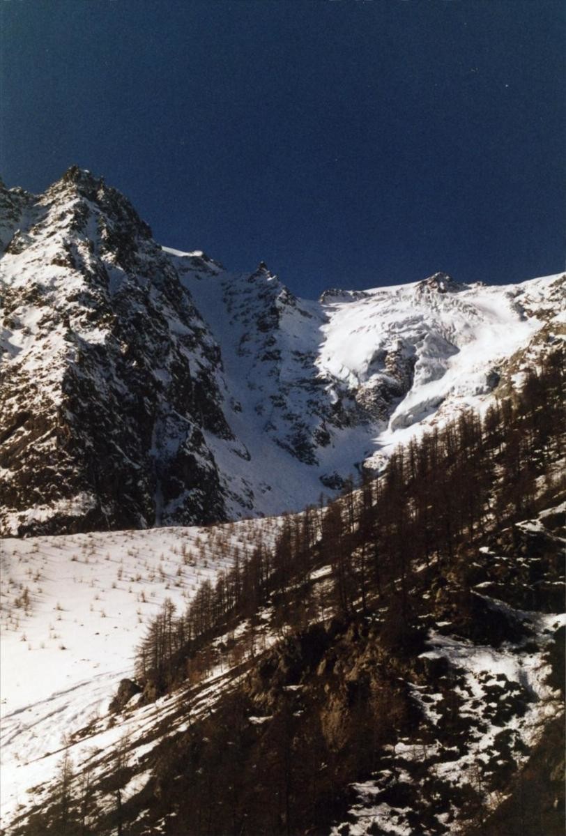 Couloir Davin et Glacier du Casset