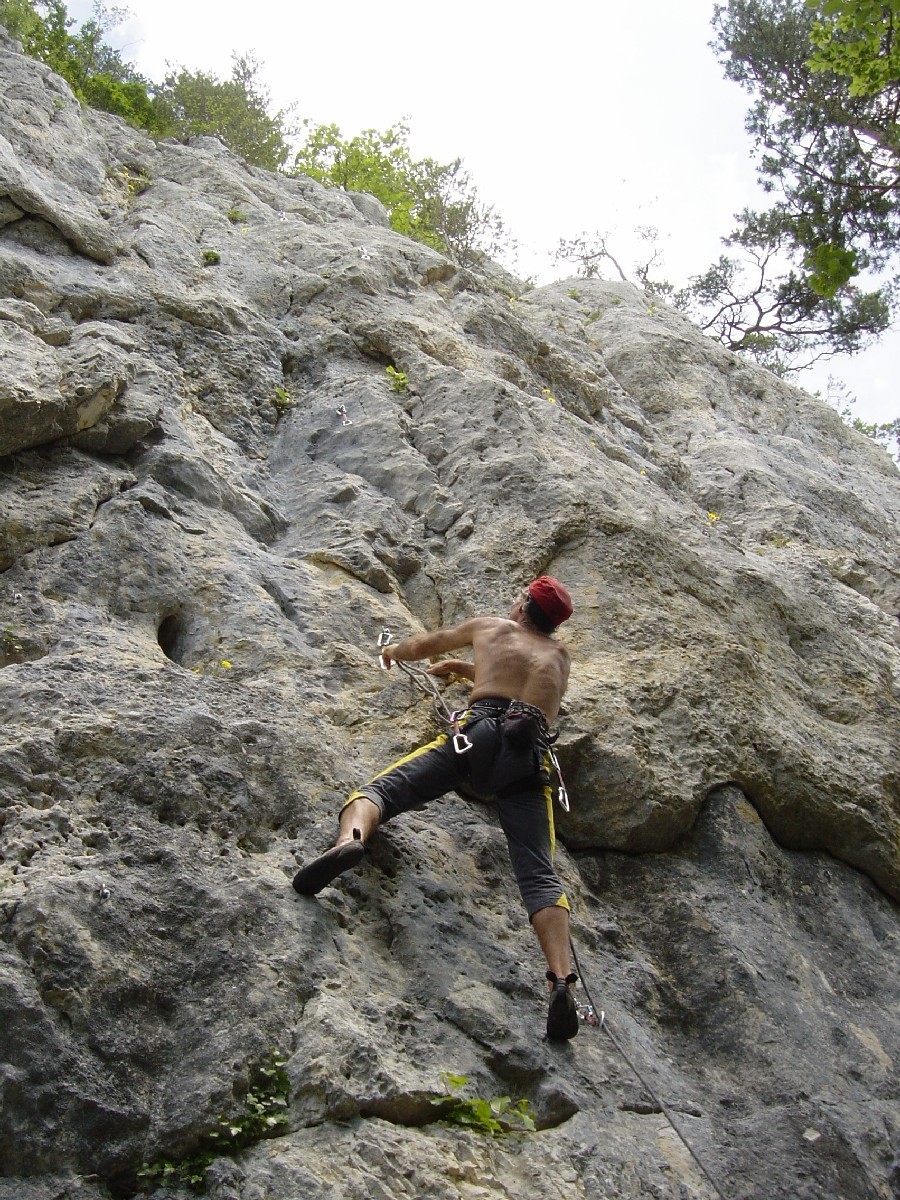 Claude Rémy dans "Delta" à Plagne, Suisse.
