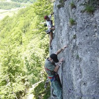 P.Girardin et C. Rémy dans "Paulet" à Plagne, Suisse.