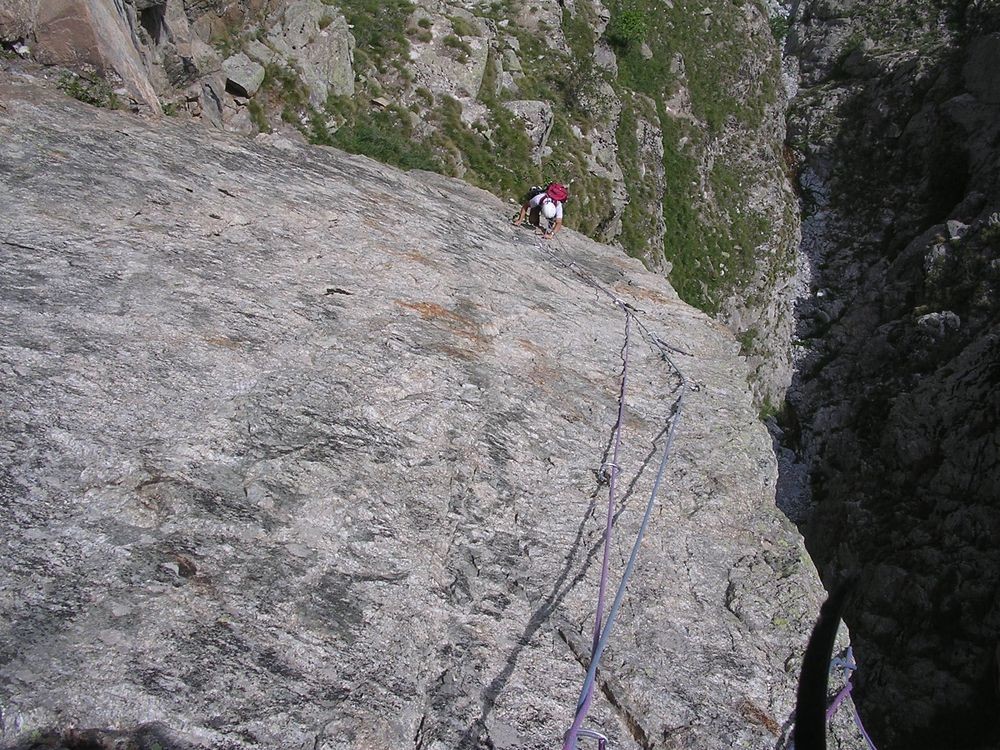 Paroi du Paravalanche, L5 de Para2000