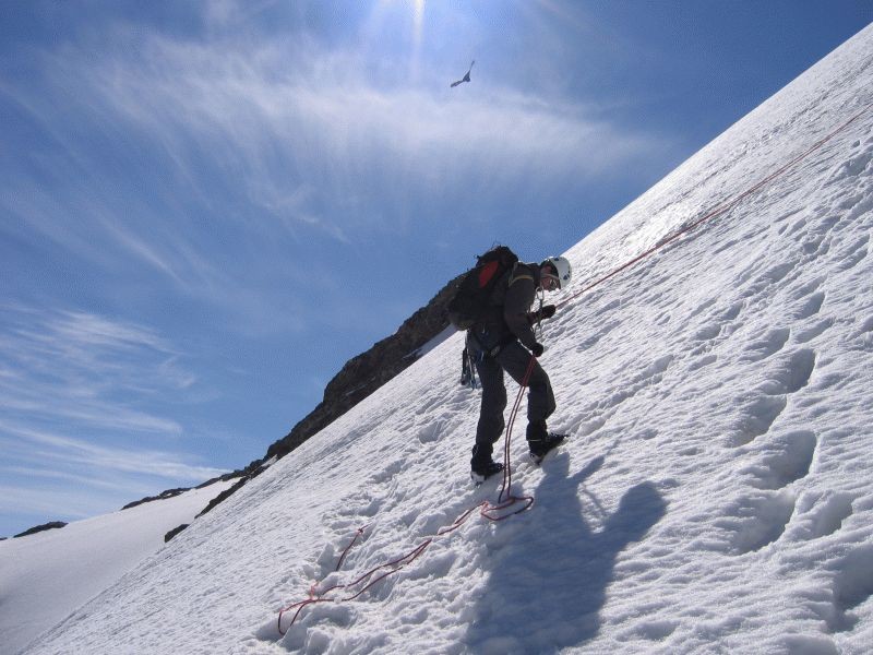 Dernier rappel dans la pente de glace : retour sur la neige