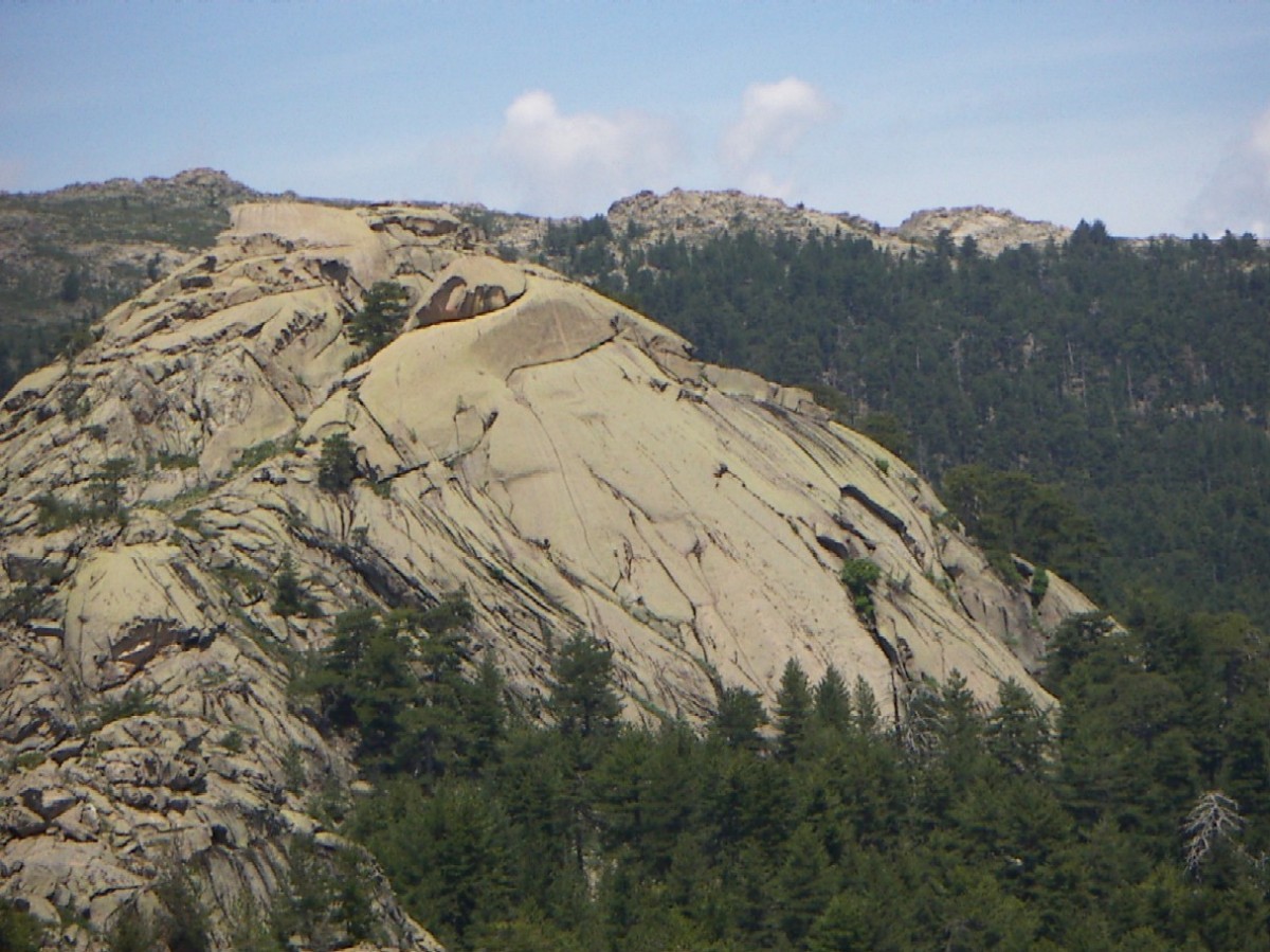 Capu Aliri vu depuis la sortie de Pietra di Luna