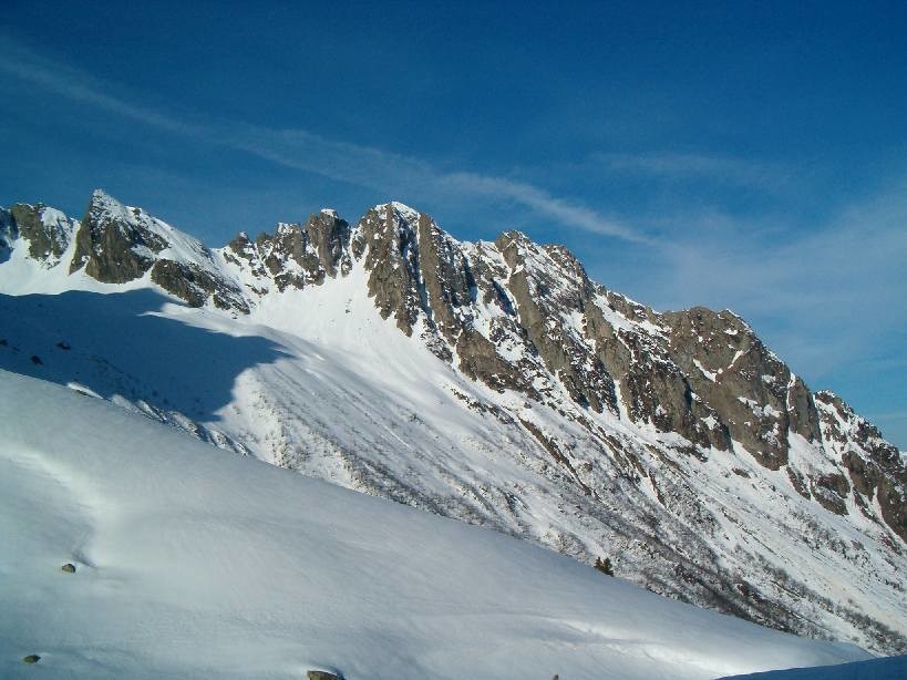 Versant Nord du Mouchillon - Vue d'ensemble