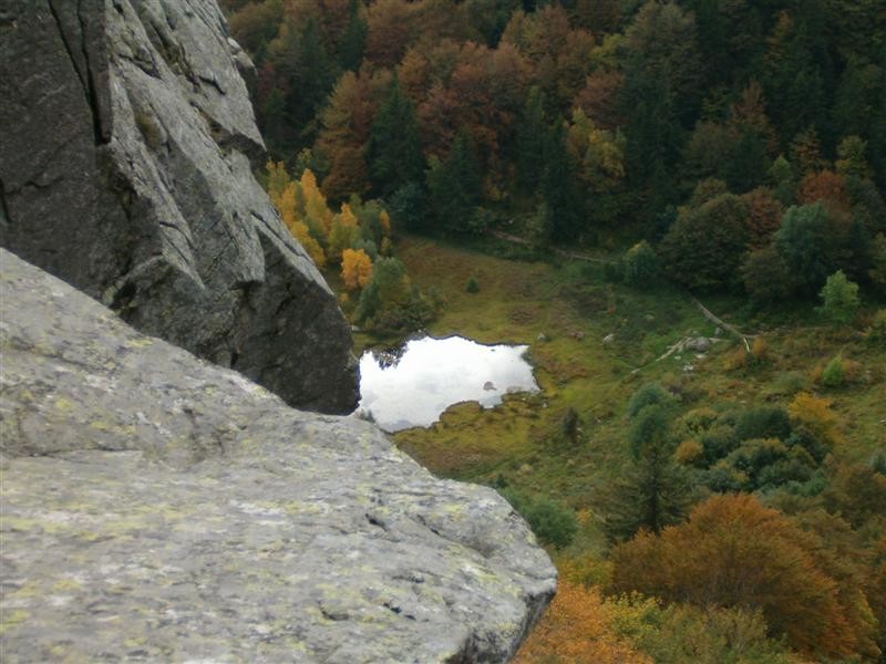 En contre bas du Petit Cervin le lac de "Frankenthal"