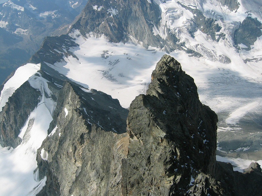 Au-dessus de la pointe Barnes