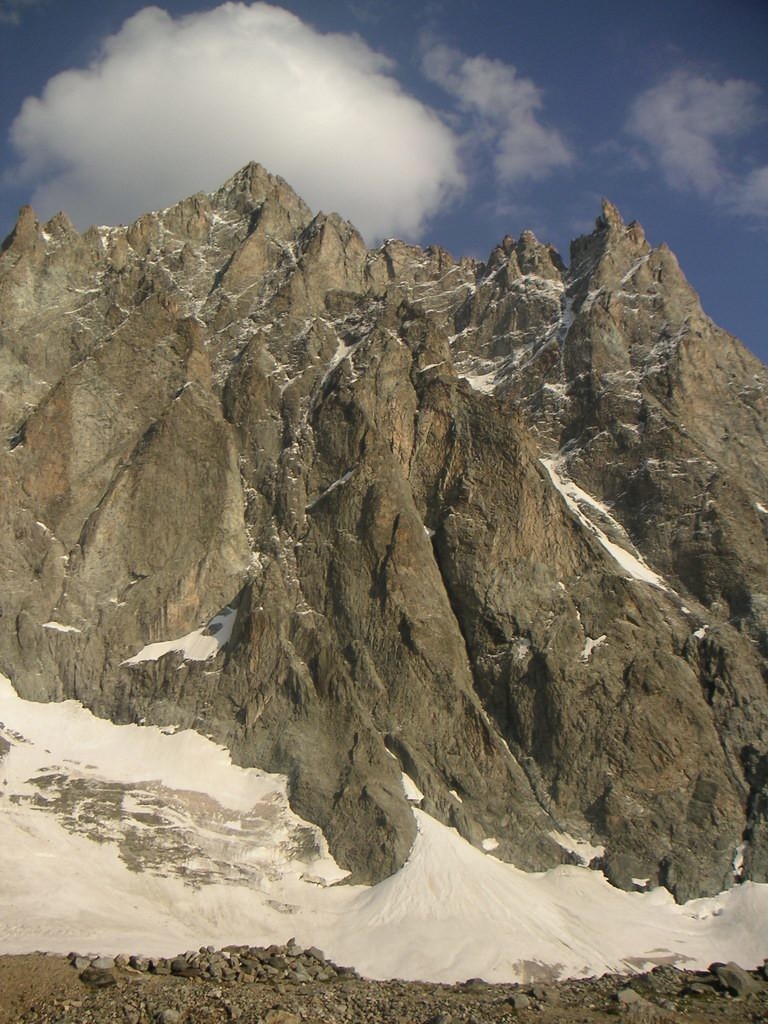 La face, prise le soir en repassant au bivouac