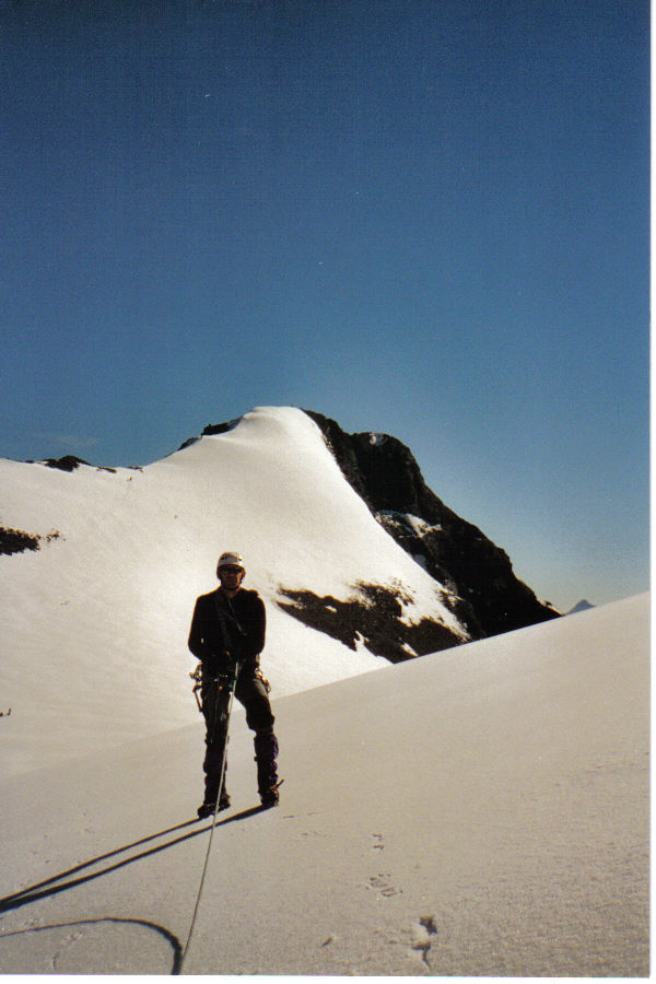 philippe sous le sommet de la Grande Casse