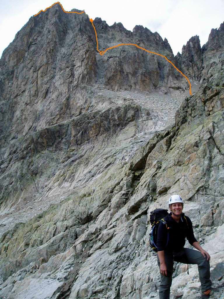 Descente de la pointe du vallonnet