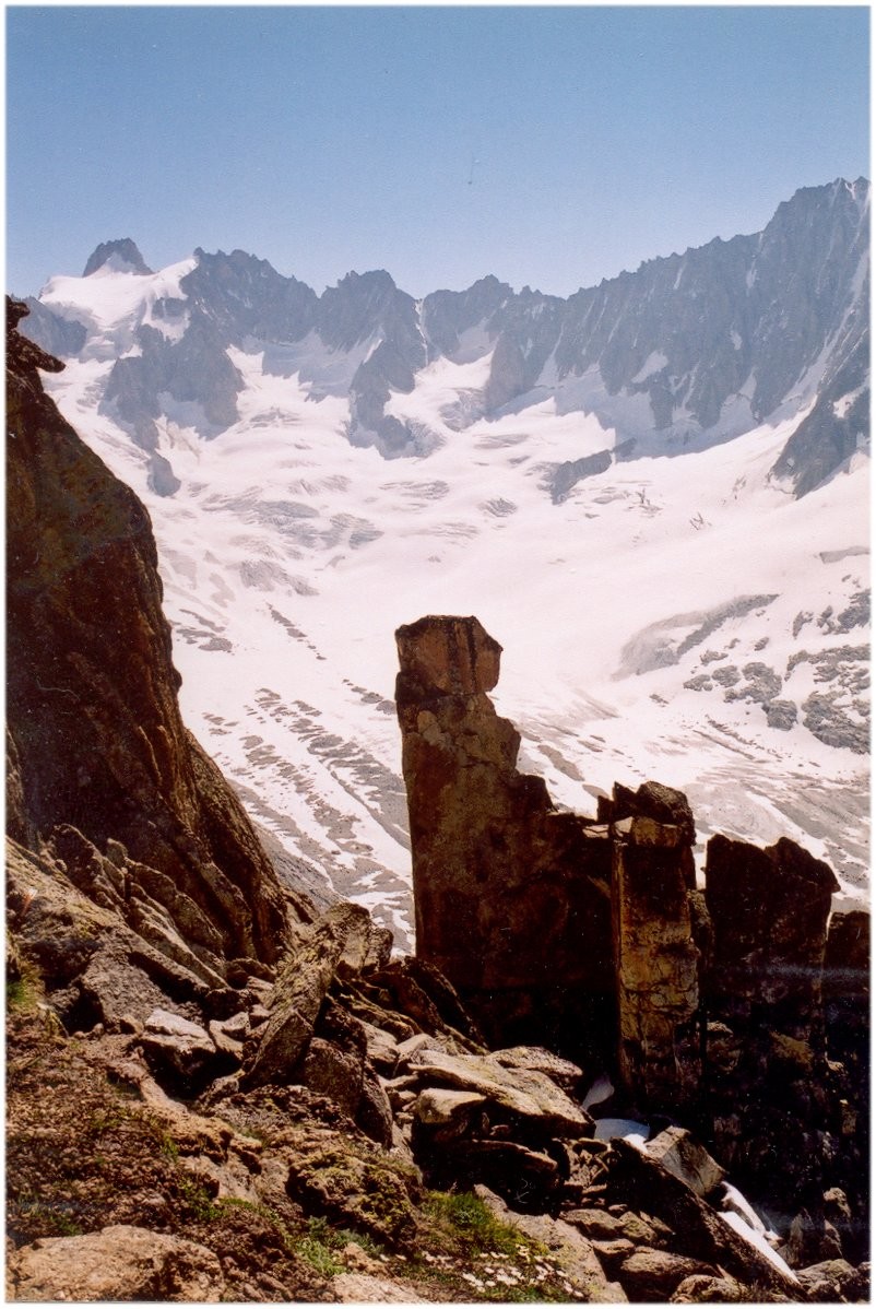 Gendarme - Aiguille du Moine - si vous êtes là, c'est que vous vous êtes fourvoyés