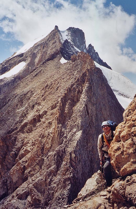 Glacier Carré par l'arête W