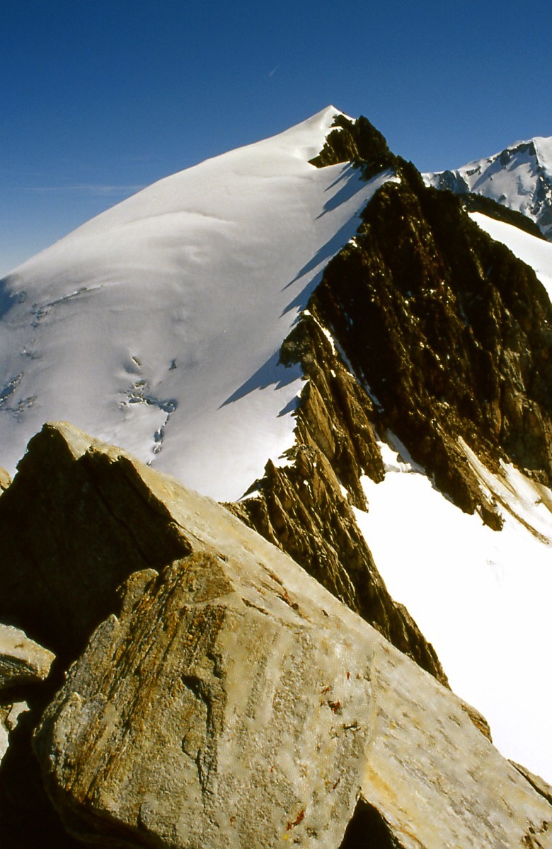 Le dernier dome de Miage depuis la Bérangère