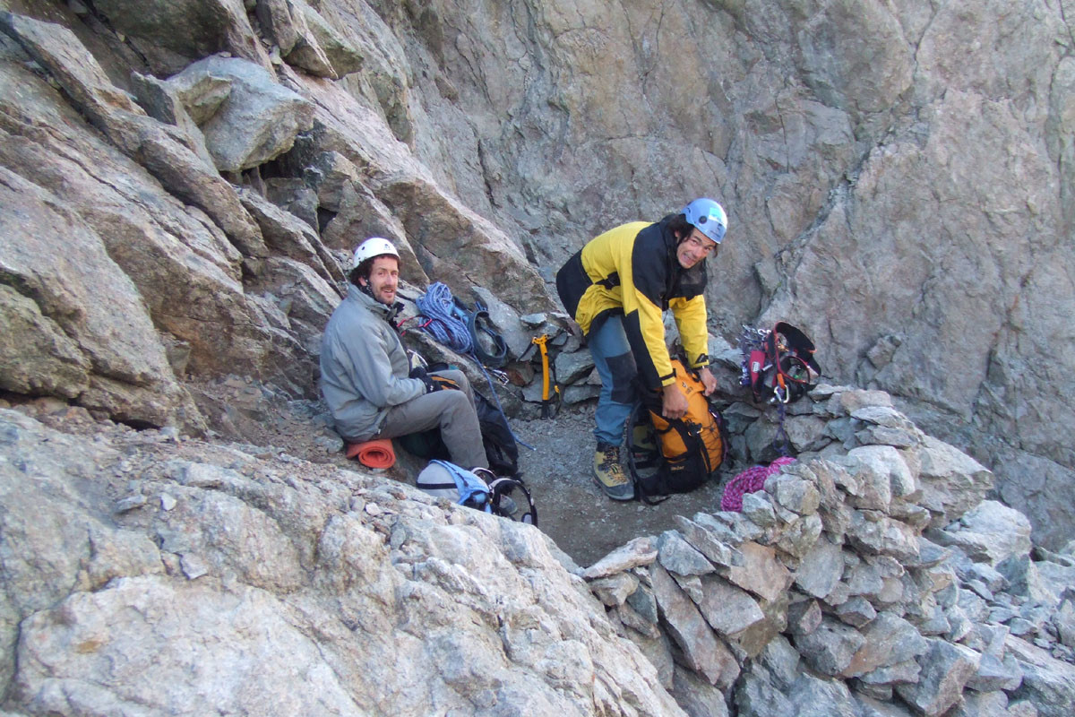 bivouac au col