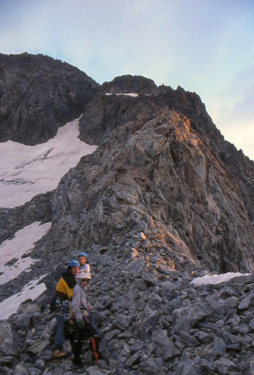 depart arete sud de roche paillon du collet derriere le refuge