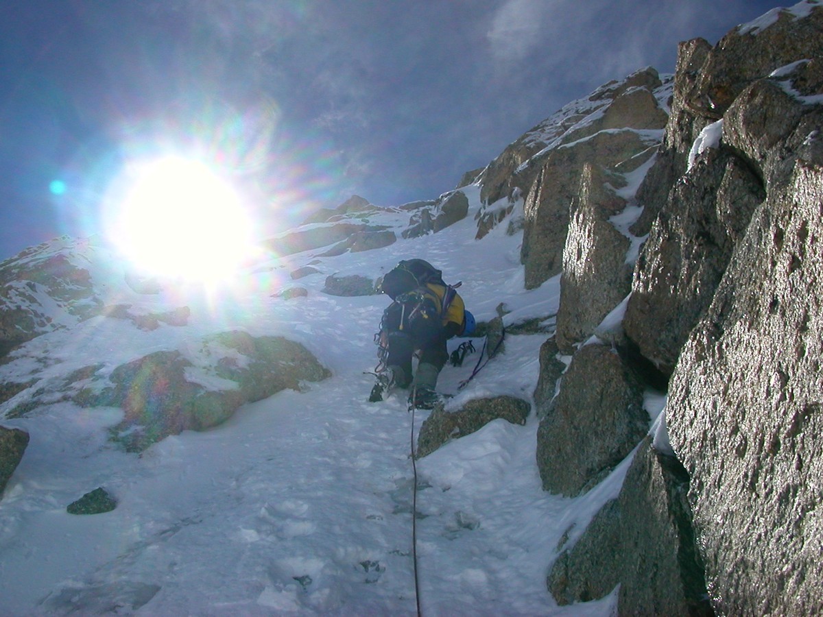 Mont Blanc du Tacul, voie contamine Grisolle