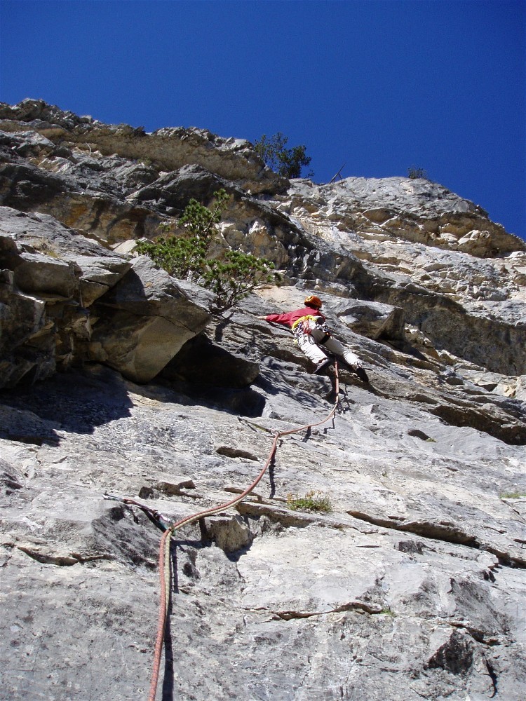Thomas dans L8 de la Mia Fantasia (6b/A0)