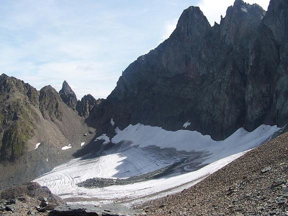 Grand Pic de Belledonne (2977m) et Glacier de Freydane