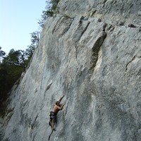 Hans-Christian dans "Caprice des Dieux" au secteur "Vachkiri" à Plagne, Suisse.