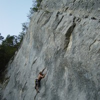 Hans-Christian dans "Caprice des Dieux" au secteur "Vachkiri" à Plagne, Suisse.