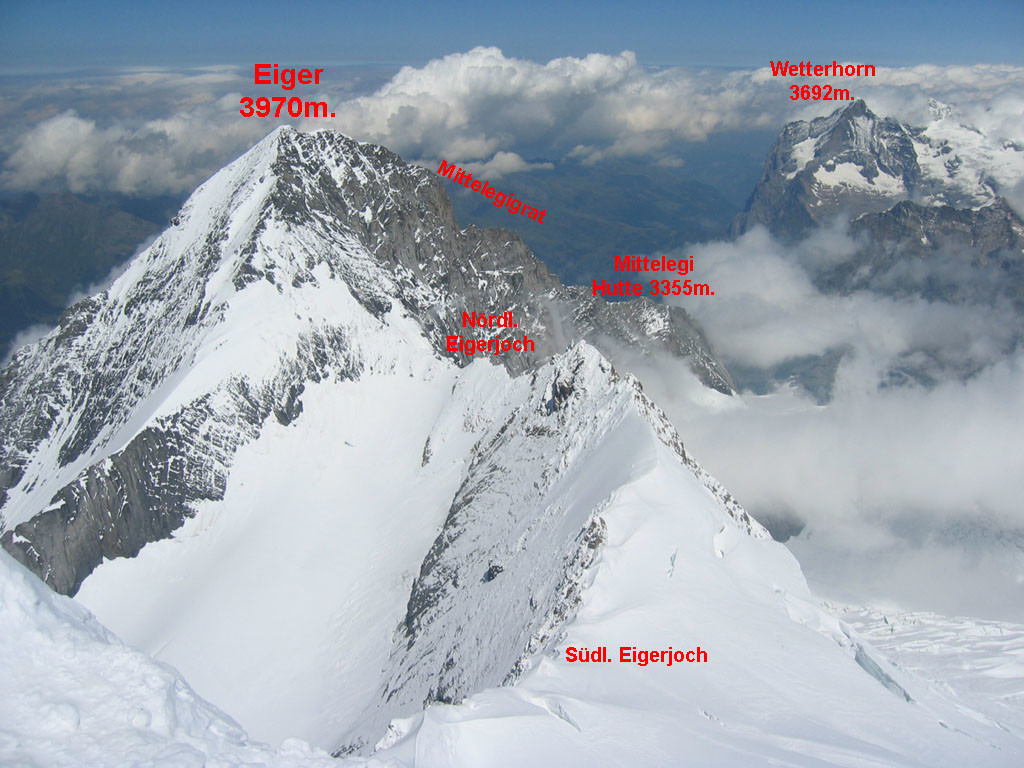 Via Normale all' Eiger Sudgrat