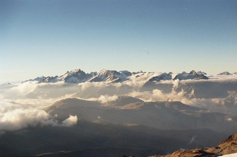 La Meije et le Glacier de la Girôse vus depuis le Pic de l'Etendard
