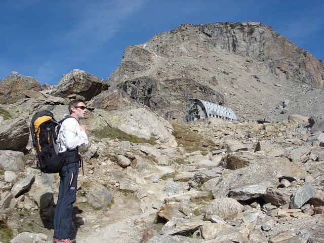arrivée au refuge