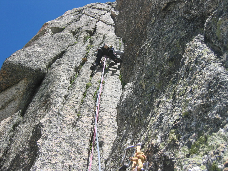 Versant sud du plateau d'argentière . Singe bleu
