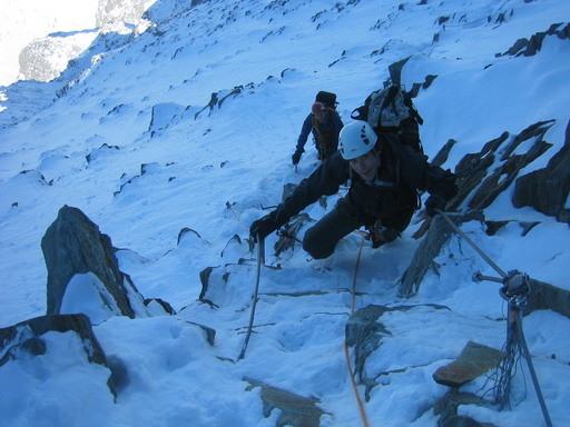 Montée au refuge du Gouter