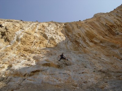 Renato dans "Uschana" à Kalymnos.