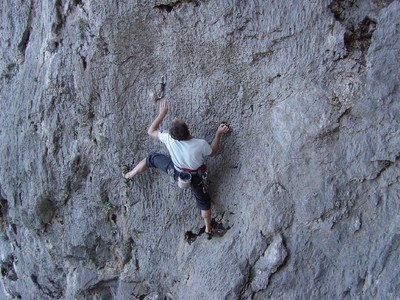 Renato dans "Titan" à Kalymnos.