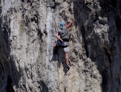 Boris dans "Bubuki" à Kalymnos.