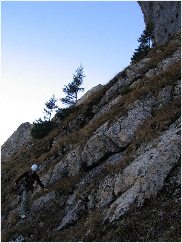 Descente depuis R10 dans Maudits Bl'Héros