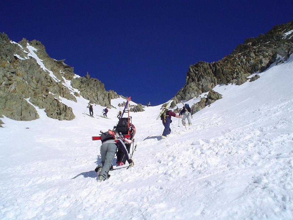 Couloir sud du Pic de la Belle Etoile