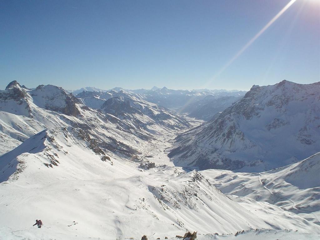 Vue du Sommet du Pic Blanc Du Galibier
