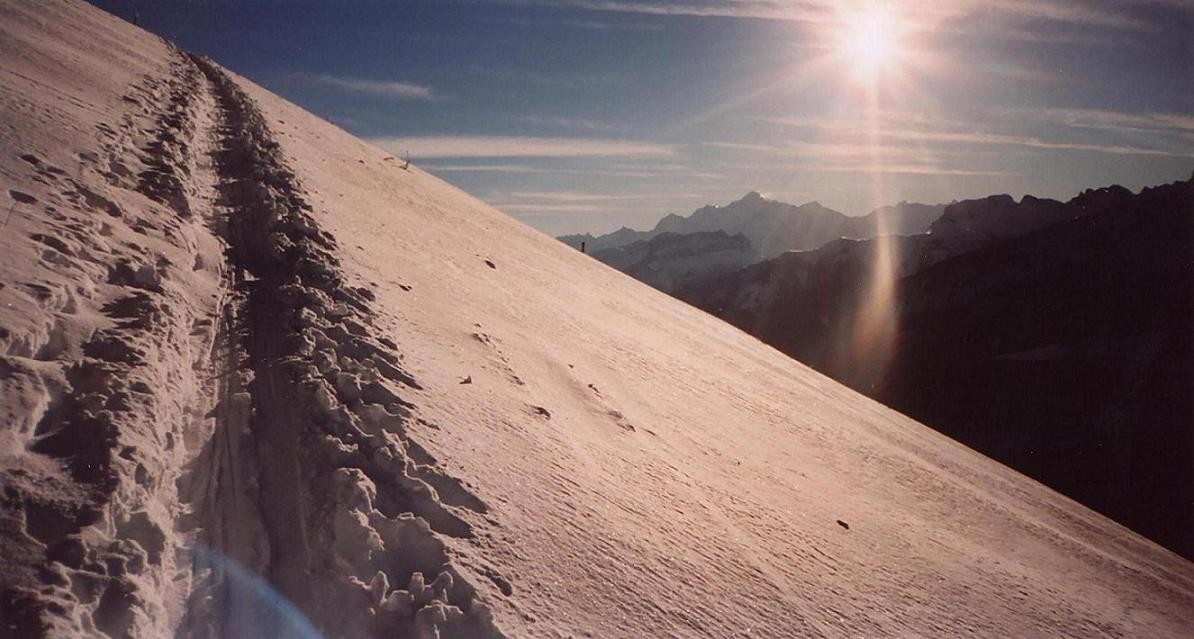 Trace de montée au Môle